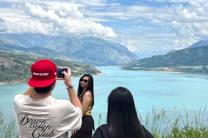 Chinorkent cable car, Charvak lake Nanai village waterfall
