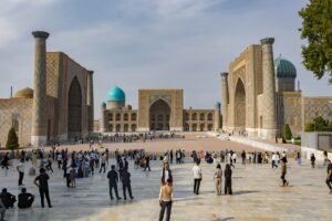 Registan square in Samarkand